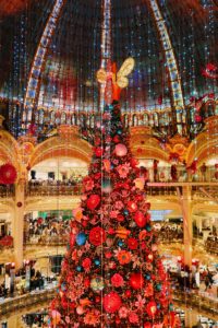 Galeries Lafayette Paris during Christmas
